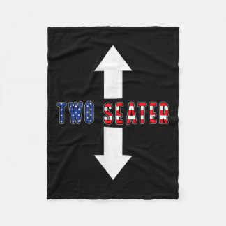 Cobertor De Velo Engraçado Sarcástico Dois Assentos 4 de julho Me A