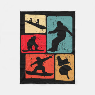 Cobertor De Velo Engraçado Snowboard Lover Snowboarder Esportes de 