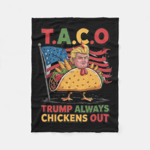Cobertor De Velo Engraçado Trump Taco Trump