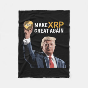 Cobertor De Velo Engraçado Trump Torne O Excelente Xrp Novamente Cr