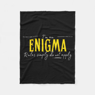 Cobertor De Velo Enigma, As Regras Simplesmente Não Se Aplicam 