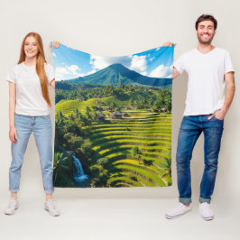 Cobertor De Velo "Enrola-se no Paraíso - Sonhos Bali,