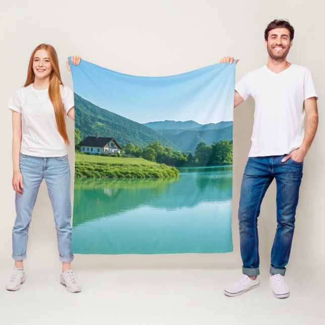 Cobertor De Velo "Enrole-se em Tranquilidade - Serenidade Lakeside (In Situ)