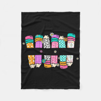 Cobertor De Velo Ensinar Amor Inspira Lápis De Professora De Volta