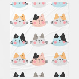Cobertor De Velo Então, Catness 60x80 Fleece Blanket