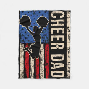 Cobertor De Velo Entusiasmo Antigo do Pai American Flag Homens D
