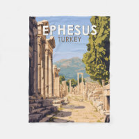 Ephesus Turkey Viagem Art Vintage