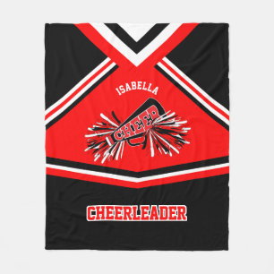 Cobertor De Velo Equipamento 📣 cheerleader - Vermelho, Branco e Pr