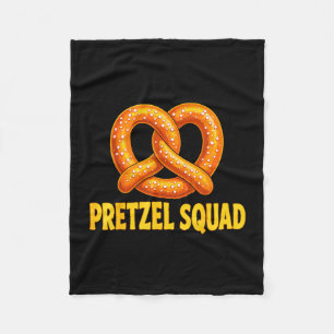Cobertor De Velo Equipe de amantes de pretzel torcido 