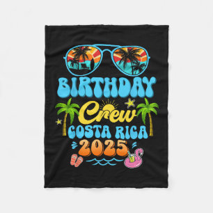 Cobertor De Velo Equipe de aniversário da Costa Rica Férias Cruzeir
