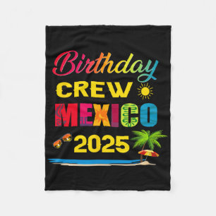 Cobertor De Velo Equipe de Aniversário México 2025 Cruzeiro Viagem 