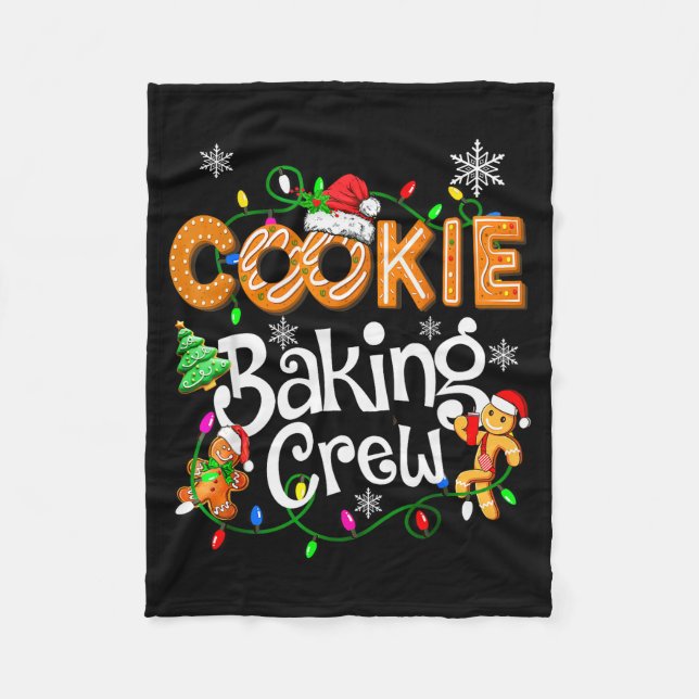 Cobertor De Velo Equipe de Assar Biscoitos Amante de Culinária Papa (Frente)