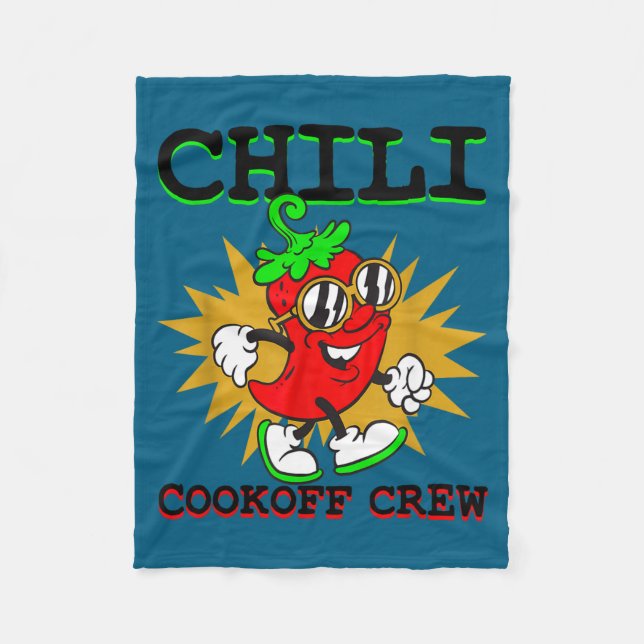 Cobertor De Velo Equipe de concurso de chili cozinhando pimenta (Frente)
