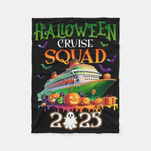 Cobertor De Velo Equipe de Cruzeiro Assustador de Halloween 2025 Tr