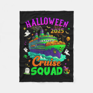 Cobertor De Velo Equipe de Cruzeiro de Halloween 2025 Cruzeiros Com