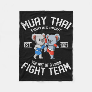 Cobertor De Velo Equipe de Luta Muay Thai Koala - Nak Muay, Kickbox