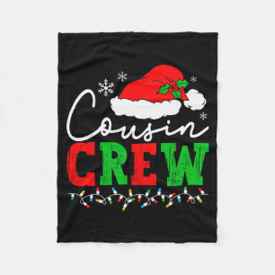 Cobertor De Velo Equipe de Primos Natal Luzes de Natal Família Comb
