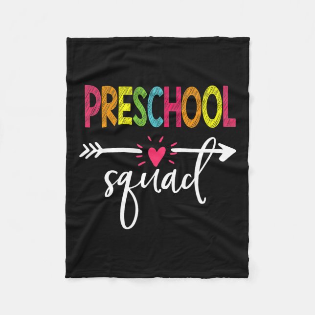 Cobertor De Velo Equipe De Professores De Esquadrão De Volta À Esco (Frente)