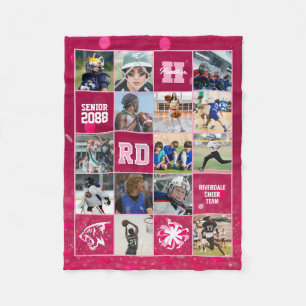 Cobertor De Velo Equipe de Torcida Noite Sênior Foto Personalizada