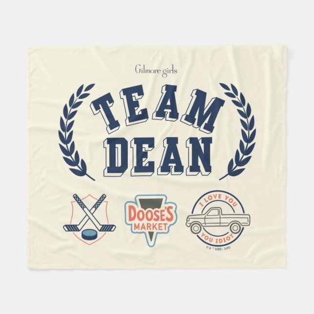 Cobertor De Velo Equipe Dean Gilmore Girls Design (Frente (Horizontal))