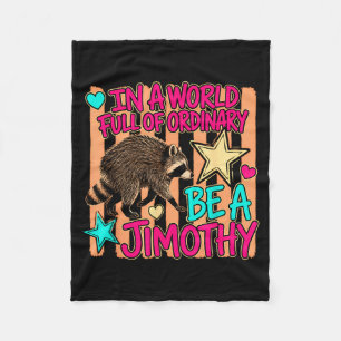 Cobertor De Velo Equipe Meme de Jimothy Raccoon Design para Homens