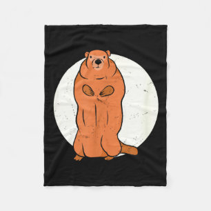 Cobertor De Velo Equipe Sem Sombra Tripulação Groundhog Lua Cheia G