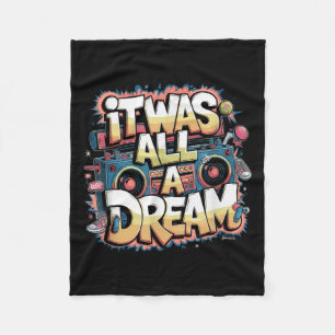 Cobertor De Velo Era um Dream Men Rap dos anos 90