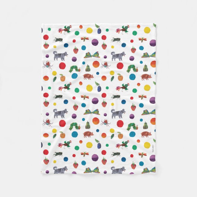 Cobertor De Velo Eric Carle | Eric Carle Animal Pattern (Frente)