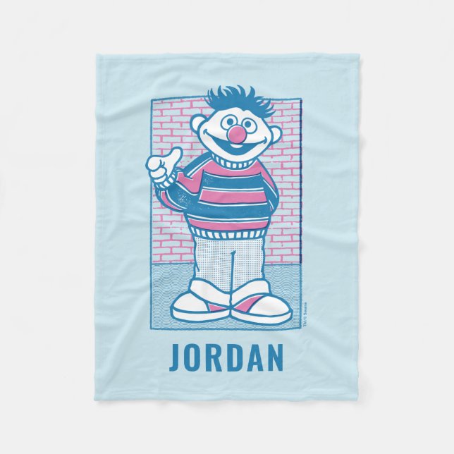 Cobertor De Velo Ernie | U Louco, Bert? (Frente)