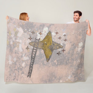 Cobertor De Velo Escada às Estrelas Conversando Desfiladeiros, Novo