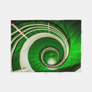 Cobertor De Velo Escada Circular Verde