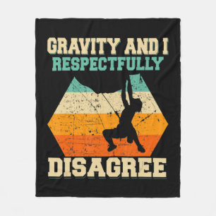 Cobertor De Velo Escala de Rock Climdering Vintage Retro Rock Clima