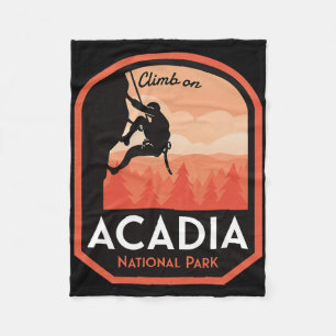 Cobertor De Velo Escalada em Rocha no Parque Nacional de Acadia