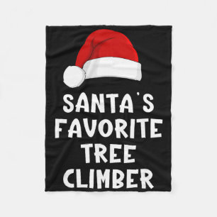Cobertor De Velo Escalador de árvore favorito do Papai Noel de Nata