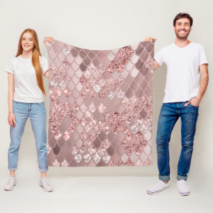 Cobertor De Velo Escalas de Brilho Sereia nº 8 (Falsa Glitter)