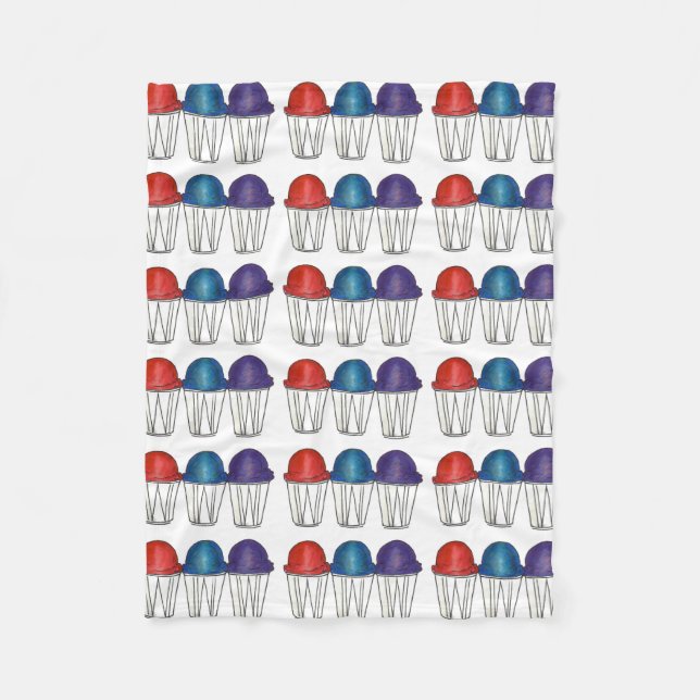 Cobertor De Velo Escherte de gelo em conserva italiana Foodie Snoco (Frente)