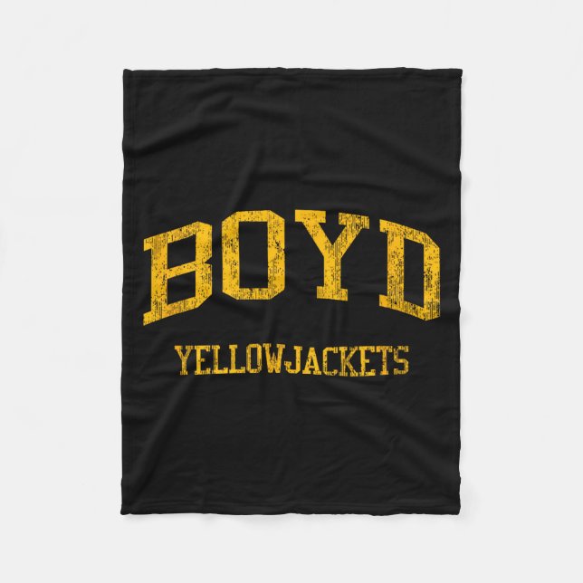 Cobertor De Velo Escola Secundária Funny Boyd Hs Boyd (Frente)