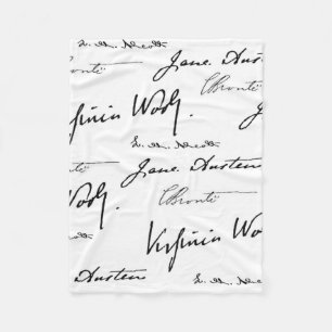 Cobertor De Velo Escritores das mulheres