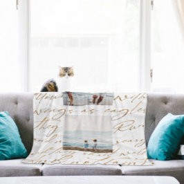 Cobertor De Velo Escritura Aguarde Foto do Senhor Dois