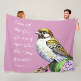 Cobertor De Velo Escritura Matthew 10:31