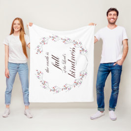 Cobertor De Velo Escritura, Salmo 33, bondade de Cheio