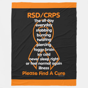 Cobertor De Velo Esfaqueando queimando Twisting...RSD/CRPS