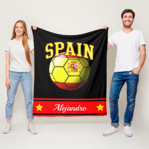 Cobertor De Velo Espanha Espanhola de Futebol Nome