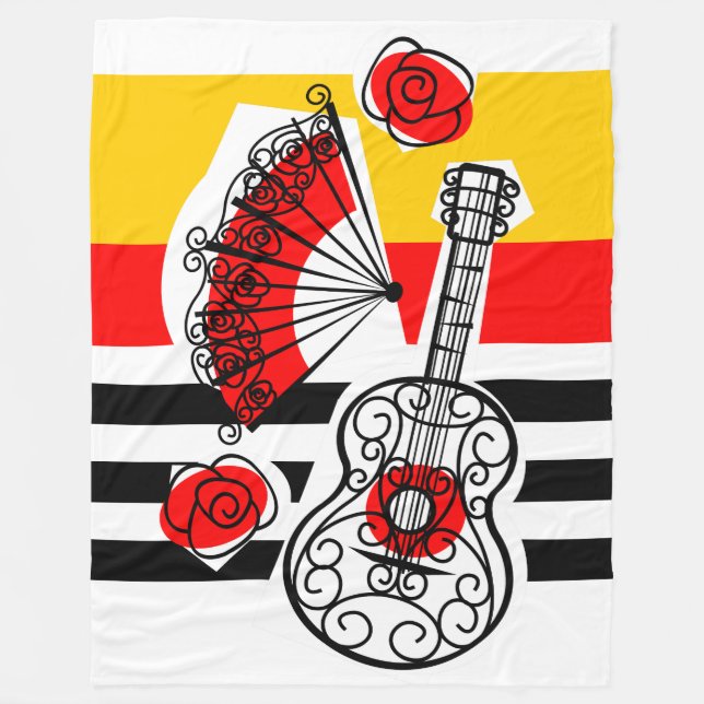 Cobertor De Velo Espanhol Souvenirs Clássico Espelho Grande (Frente)