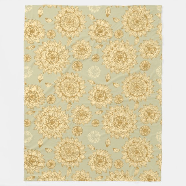 Cobertor De Velo Espessura do Sol II na Folha de Oliva Leve (Frente)