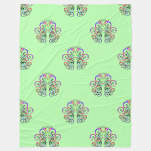 Cobertor De Velo Espírito Coração Pintado Design 4