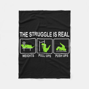 Cobertor De Velo Esportes de Dinossauro Engraçados Supino de Academ