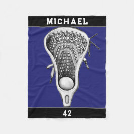 Cobertor De Velo Esportes Personalizados de Lacrosse