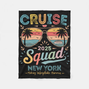 Cobertor De Velo Esquadra de Cruzeiro 2025 Nova York Família Grupo 