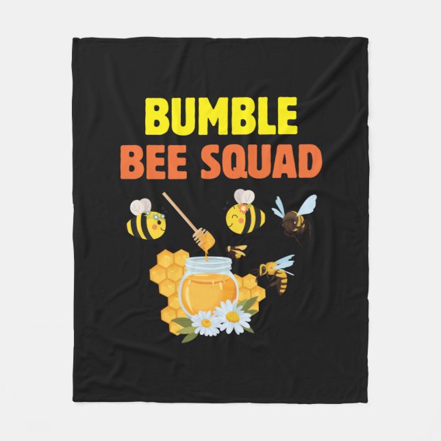 Cobertor De Velo Esquadrão 2 da Beekeeper Art Bumble (Frente)